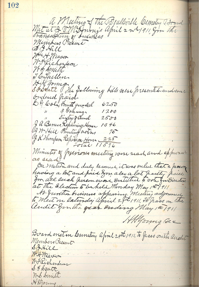 minute book